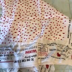 Valentines Day Comptior Des Cotonniers scarf